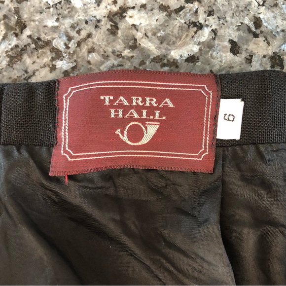 Vintage TARRA HALL Black High Waisted Pencil Skirt - Picture 2 of 15